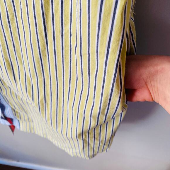 Anthropologie Maeve "Toni" multi color striped button down dress tunic (M) - Picture 5 of 10